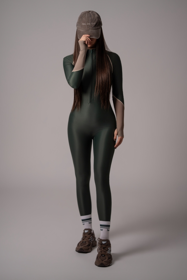 Дамски Спортен Гащеризон Emerald