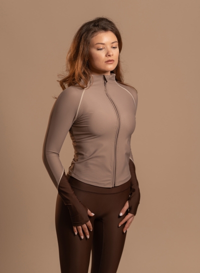 Дамско Спортно Горнище Черно