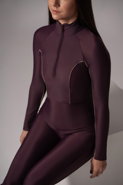  Дамска Спортна Блуза Burgundy